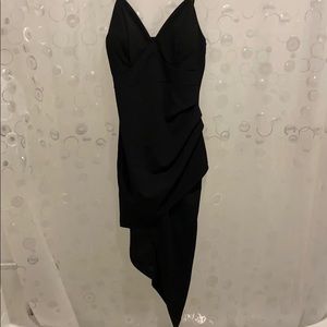 🆕 Sexy asymmetrical black dress